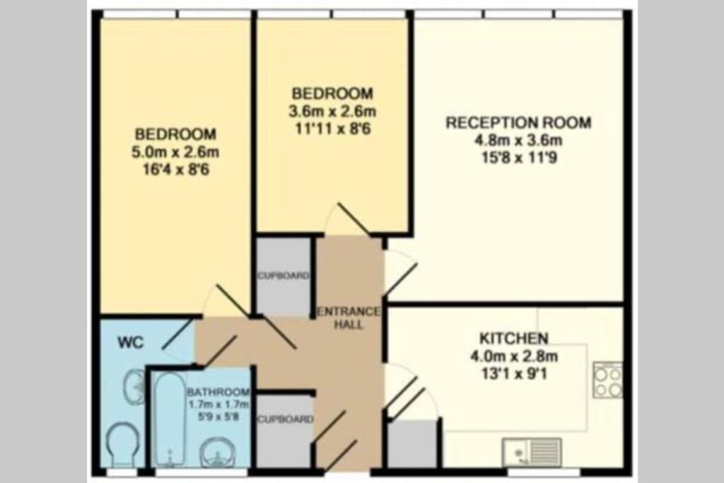 Super Spacious 2 Bedroom Apt 20Mn From Central. London Eksteriør bilde